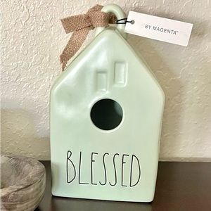 Rae Dunn Mint Green BLESSED Birdhouse ✨
